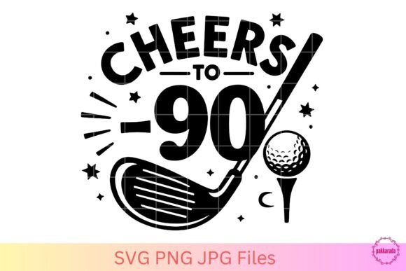 Cheers to -90 Golf Score Funny Golfer