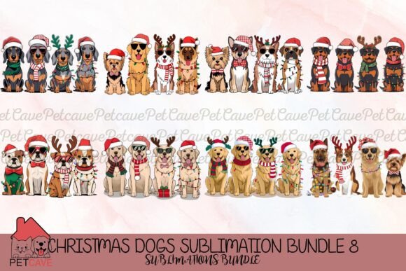 Christmas Dogs Sublimation Bundle 8: Graphics and T-Shirt Designs Review