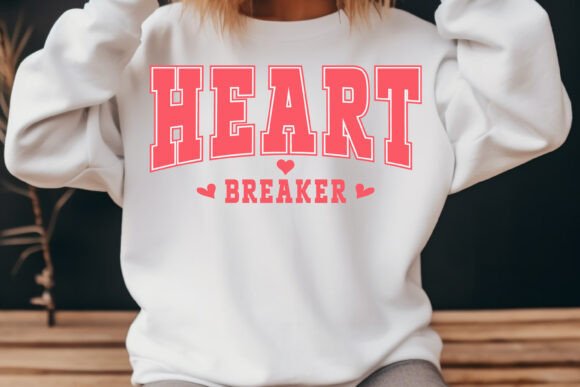 Heart Breaker Valentine Funny Retro Svg Graphics and T-Shirt Designs