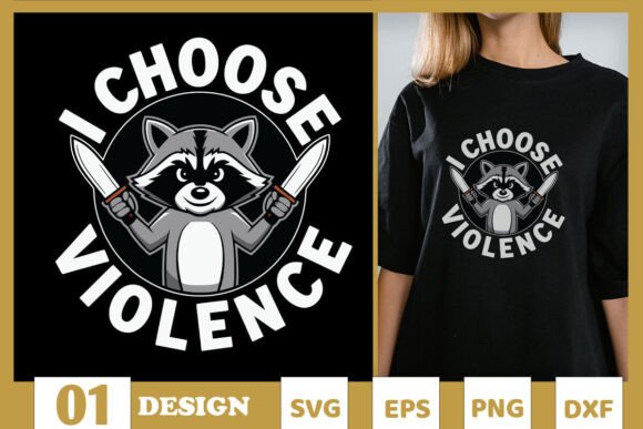 I Choose Violence Funny Raccoon SVG Review