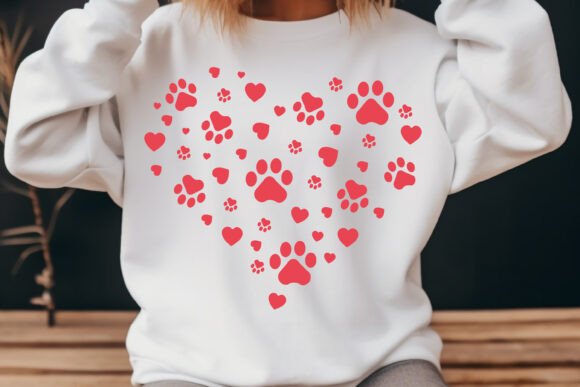 Love Dog Valentine Funny Retro Svg Png Graphics and T-Shirt Designs