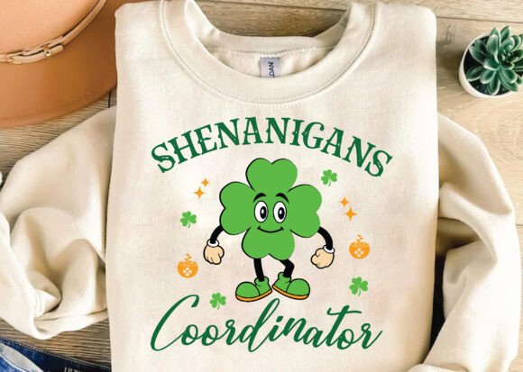 Shenanigans Coordinator SVG, Lucky SVG Graphics and T-Shirt Designs
